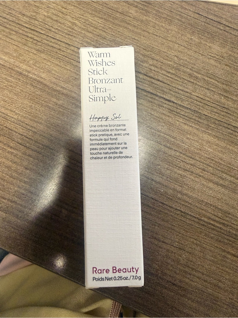 NWT Rare Beauty Warm Wishes Stick Bronzing Stick - Happy Sol (White Box)